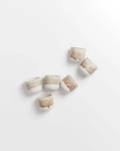 Coimbra - Set of 6 espresso cups sand