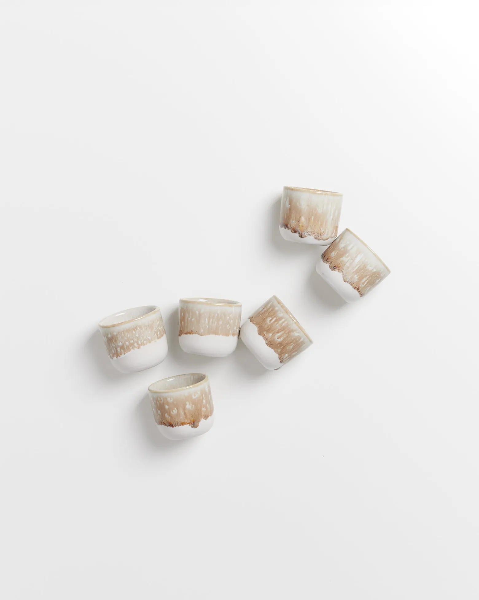 Coimbra - Set of 6 espresso cups sand