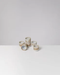 Coimbra - Set of 6 espresso cups sand