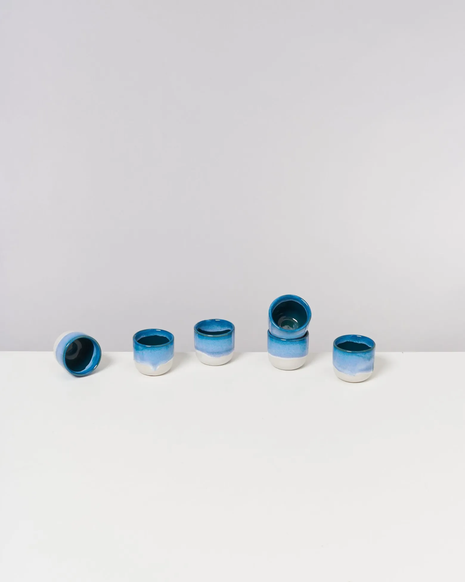 Coimbra - Set of 6 Espressocups turquoise