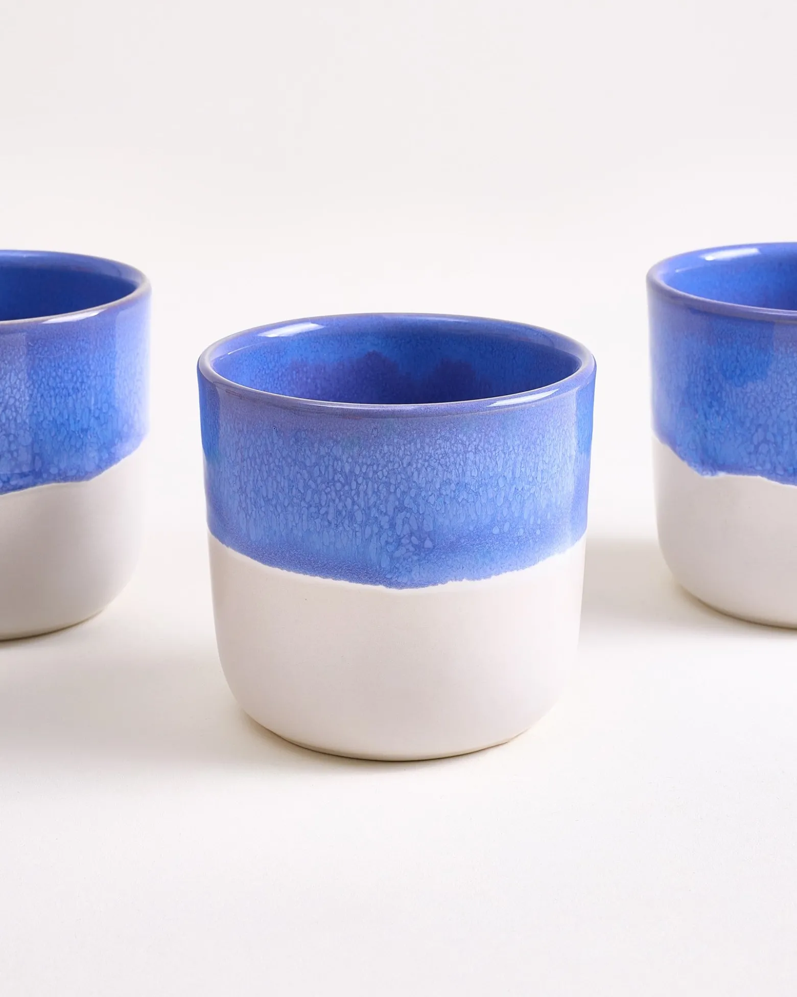 Coimbra - Set of 4 large Cups cornflower