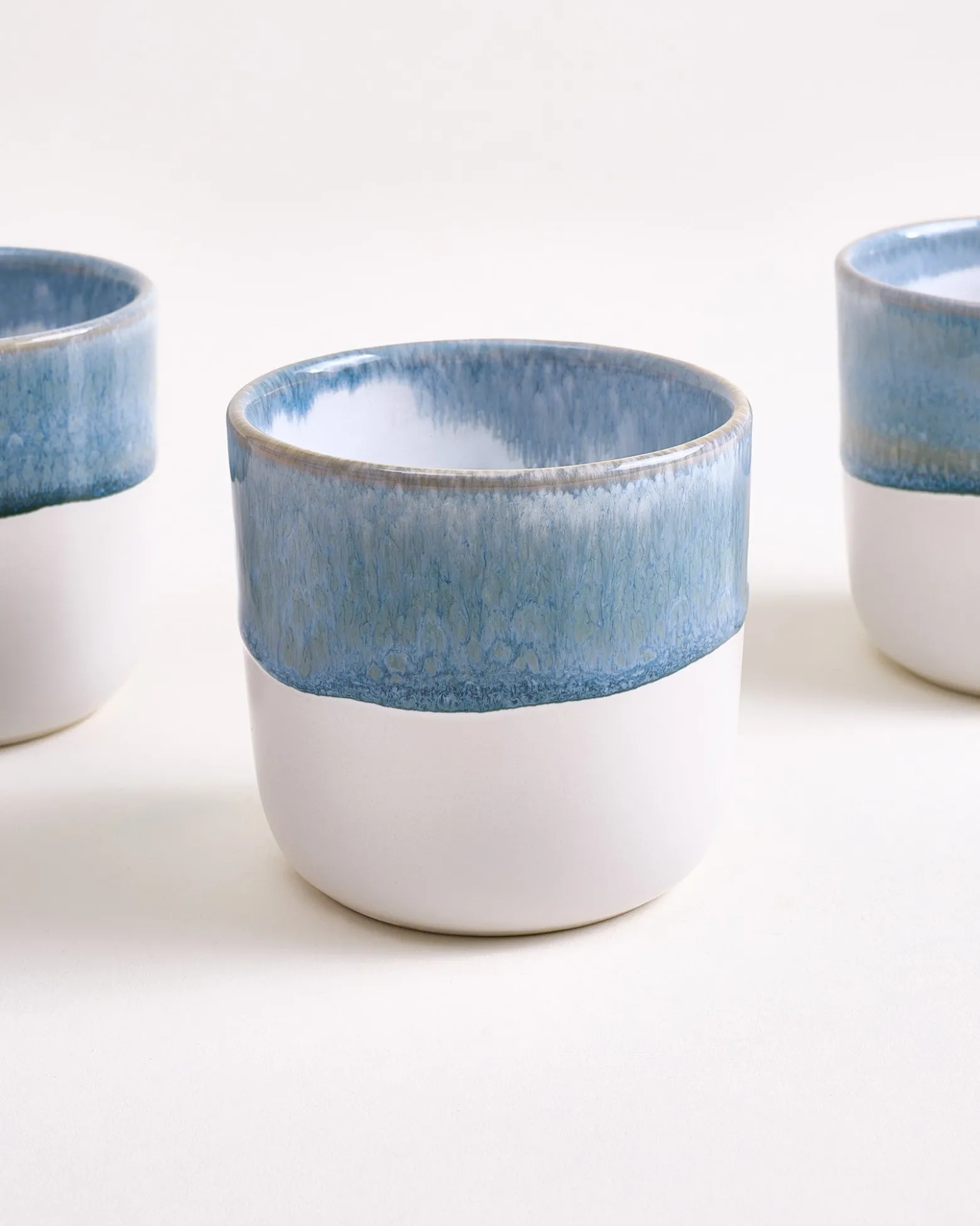 Coimbra - Set of 4 large Cups Grayblue