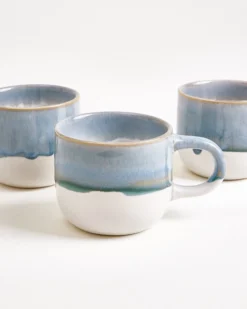 Coimbra Tasse klein graublau 6er-Set