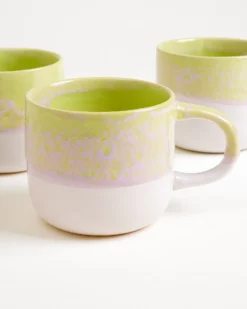 Coimbra tea mug big lime lilac