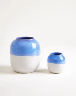 Coimbra - Vase M cornflower