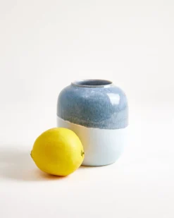 Coimbra - Vase M gray-blue blue