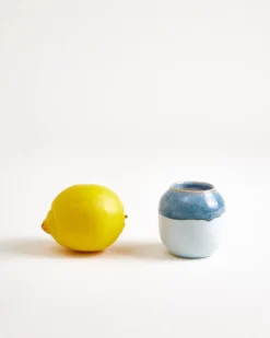 Coimbra - Vase S gray-blue blue