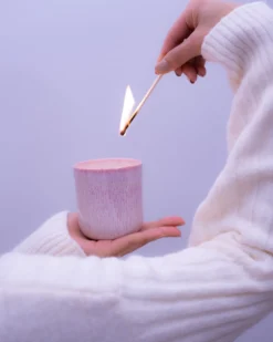 Copa Alto - Scented candle Blossom Serenade pink