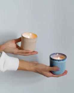 Copa Alto - scented candle “Citrus Bloom” royal blue
