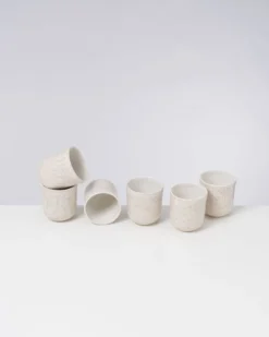 Copa Alto - Set of 6 Cups small sand