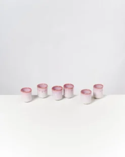 Copa Alto - Set of 6 Espressocups strawberry