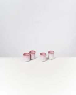 Copa Alto - Set of 4 Espressocups strawberry