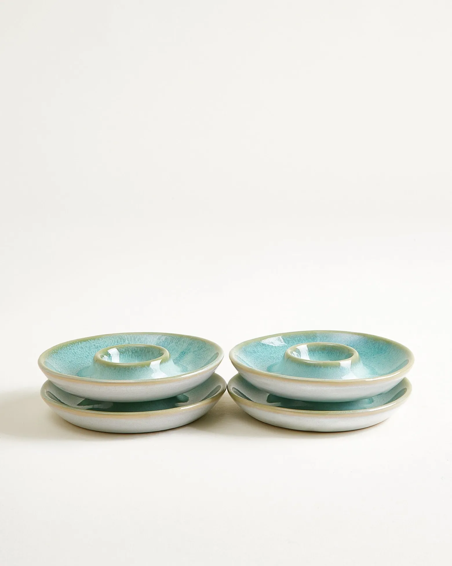 Cordoama - Easter Set of 4 egg cups mint