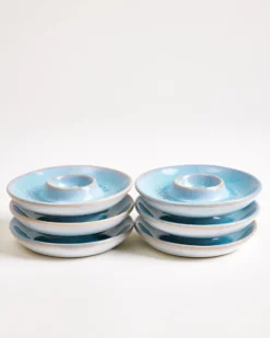 Cordoama Eierbecher aqua 6er-Set