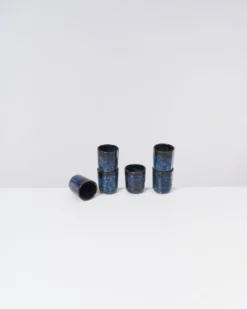 Cordoama - Set of 6 espresso cups dark blue