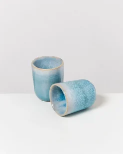 Cordoama - Set of 6 Espressocups aqua
