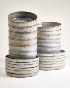 Cordoama - Tableware set gray 24 pieces