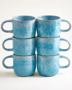 Cordoama Tasse groß aqua 6er-Set