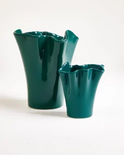 Duna vase S dark green
