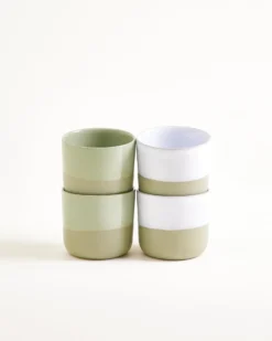 Dusty Sage - Set of 4 cups small