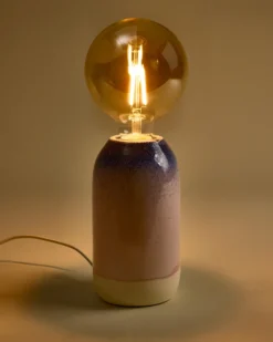 Farol - Lamp blue rose speckled
