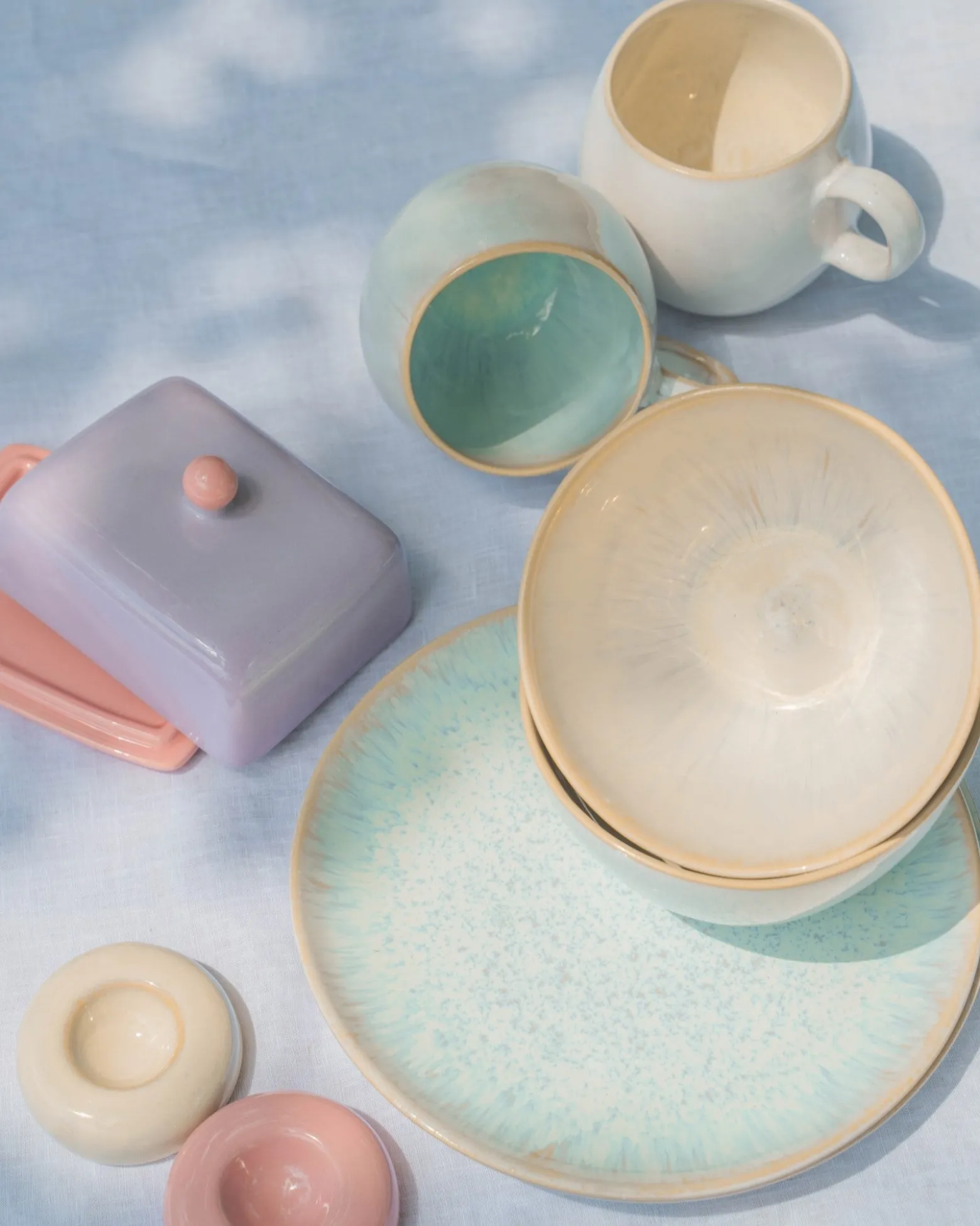 Geschirr-Set Pastel Dreams mix 9-teilig