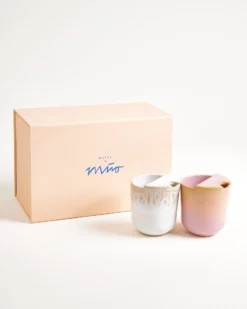 Gift Set Copa Alto Small To-Go cups sand rosé 3 pieces