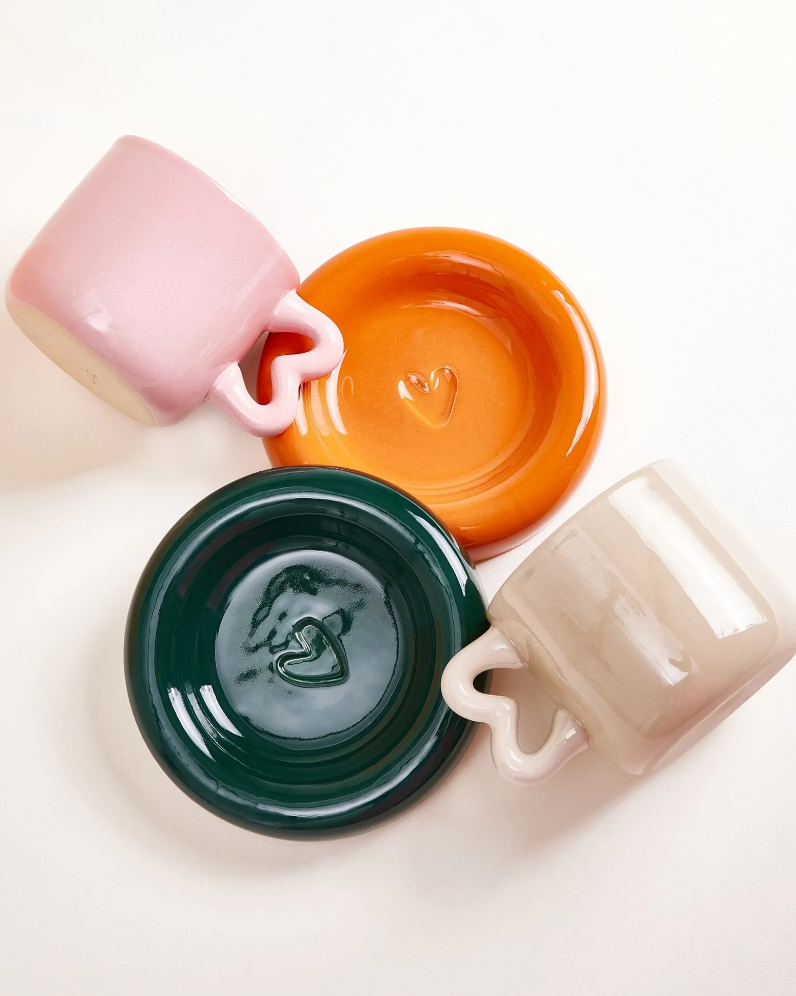 Gift set - Seia mugs with heart