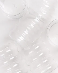 Joia Glas groß bubble transparent