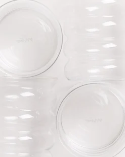 Joia Glas groß bubble transparent 4er-Set