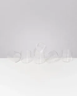 Joia Glas klein transparent 6er-Set