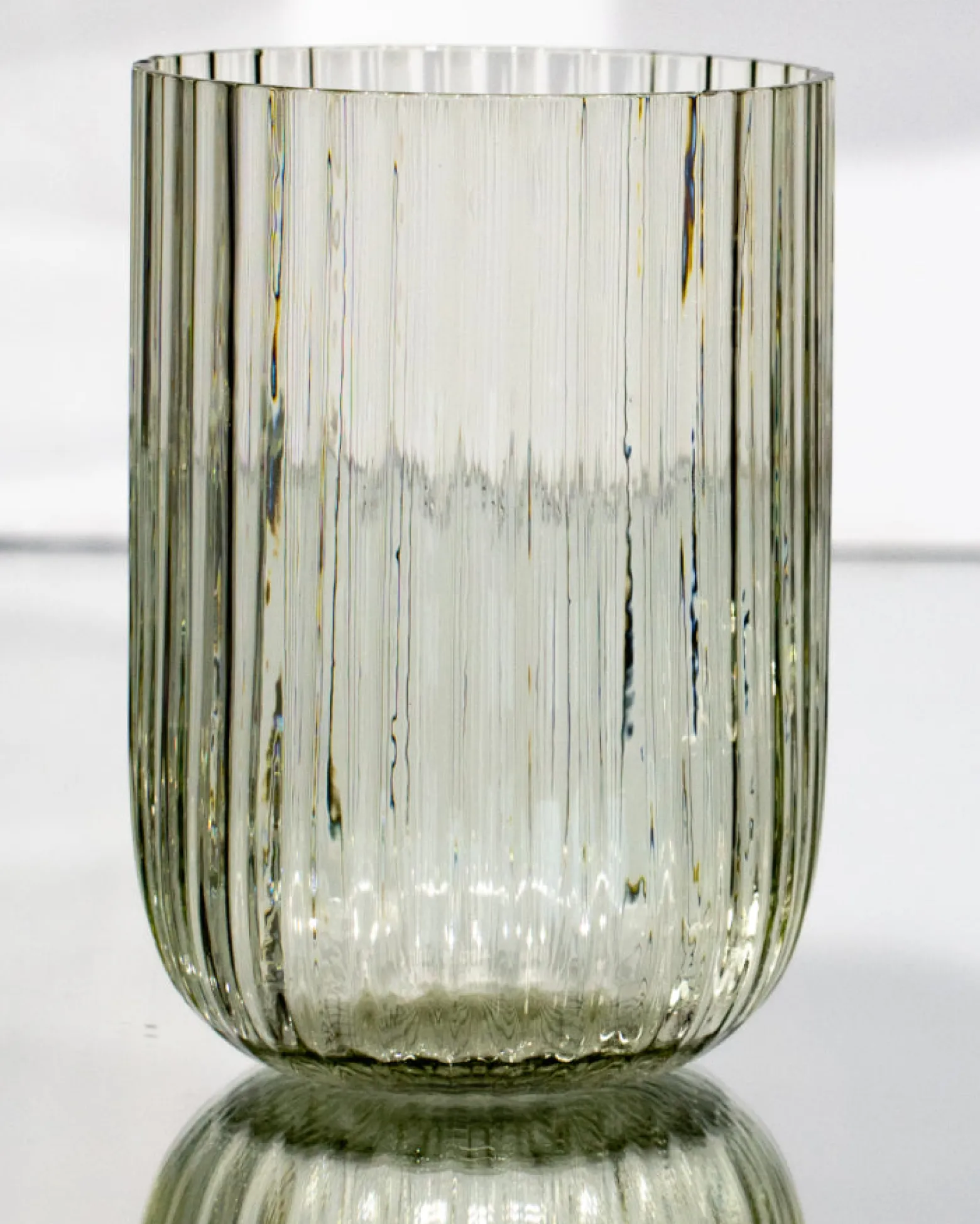 Joia - Glas riffled emerald