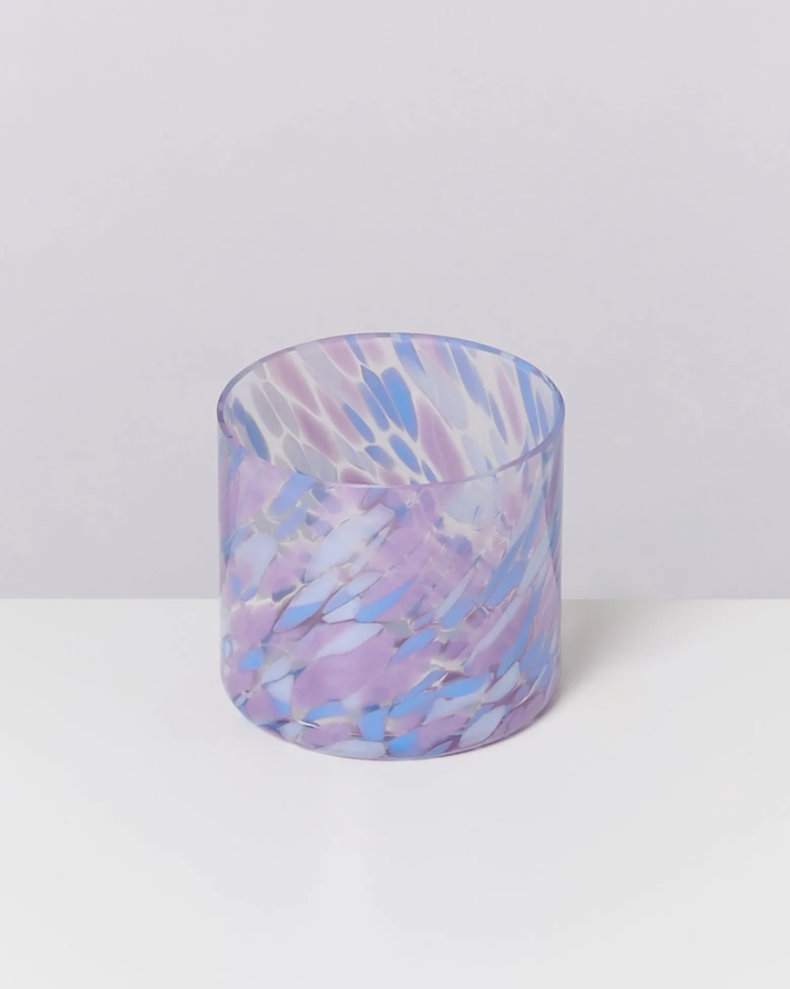 Joia - Glass small drops blue lilac