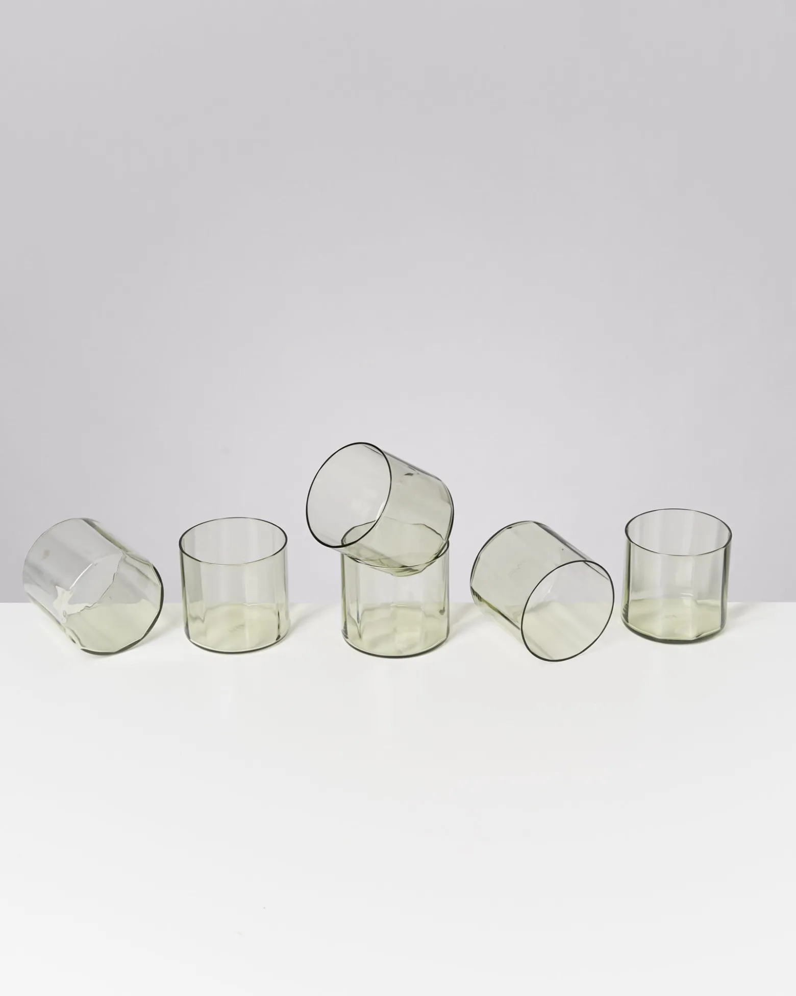 Joia - Glass small flower emerald
