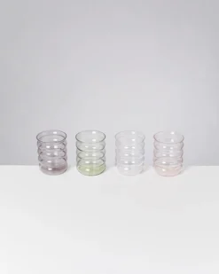 Joia - Set of 4 glasses large bubble mix