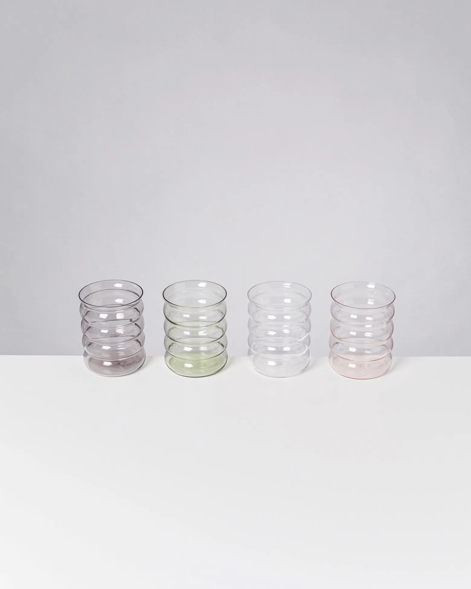 Joia - Set of 4 glasses large bubble mix