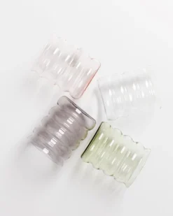 Joia - Set of 4 glasses large bubble mix