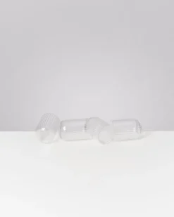 Joia - Set of 4 glasses riffled classic