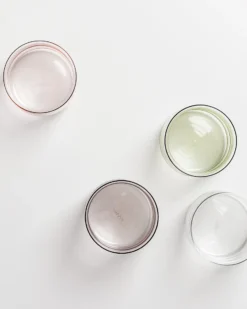 Joia - Set of 4 glasses small bubble mix
