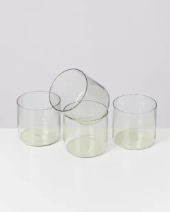 Joia - Set of 4 glass small emerald