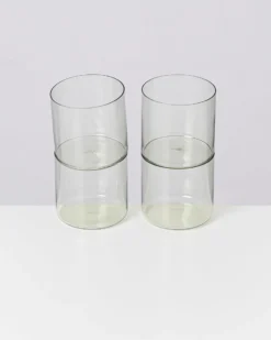 Joia - Set of 4 glass small emerald