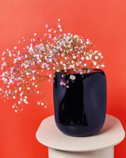João vase L blue coral
