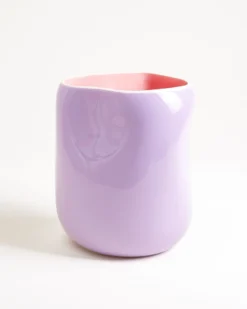João vase L lilac rose