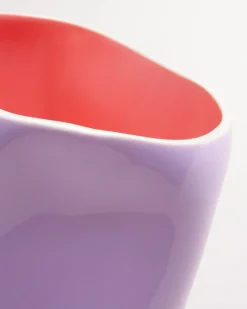 João vase L lilac rose
