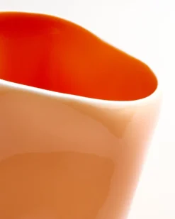 João Vase L peach orange