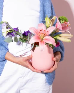 João vase M pink orange