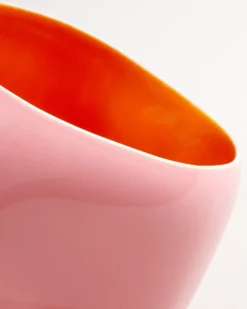 João vase M pink orange