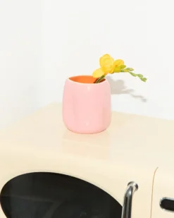 João vase S pink orange