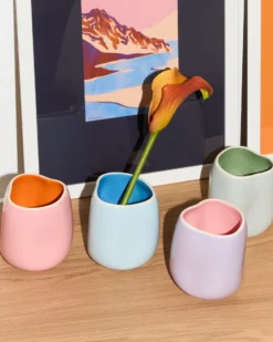 João vase S purple pink