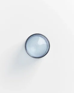 Leiria - Glass riffled blue